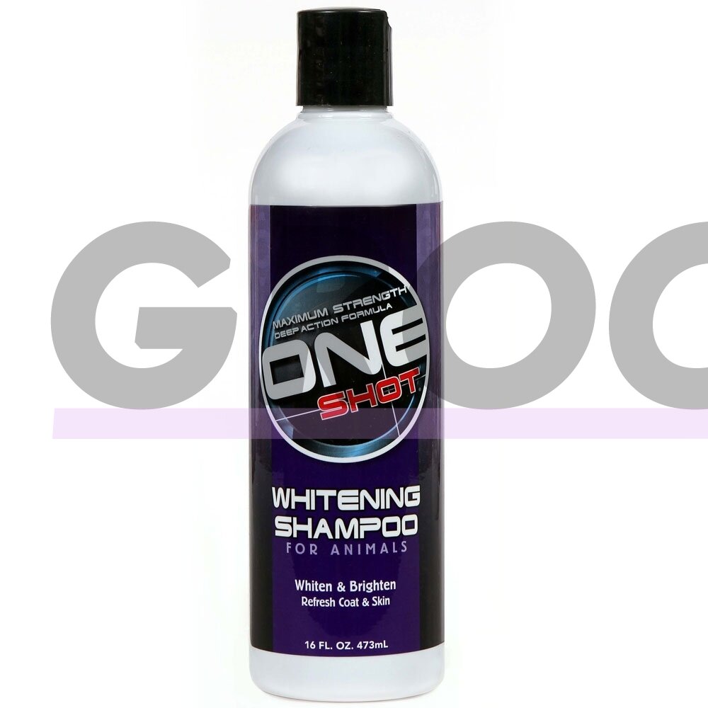 One Shot Whitening Shampoo - profesionalus šampūnas baltam ir šviesiam kailiui One Shot Whitening Shampoo - profesionalus šampūnas baltam ir šviesiam kailiui