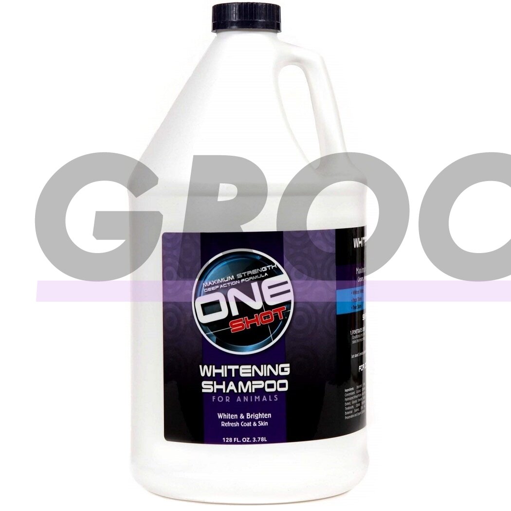 One Shot Whitening Shampoo - profesionalus šampūnas baltam ir šviesiam kailiui One Shot Whitening Shampoo - profesionalus šampūnas baltam ir šviesiam kailiui
