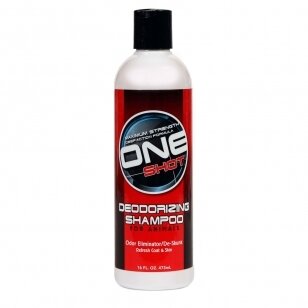 One Shot Deodorizing De-Skunk Shampoo - profesionalus valomasis ir stipriai dezodoruojantis šampūnas