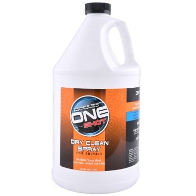 One Shot Dry Clean Spray Shampoo - profesionalus sausas šampūnas gyvūnams, naikinantis nemalonius kvapus