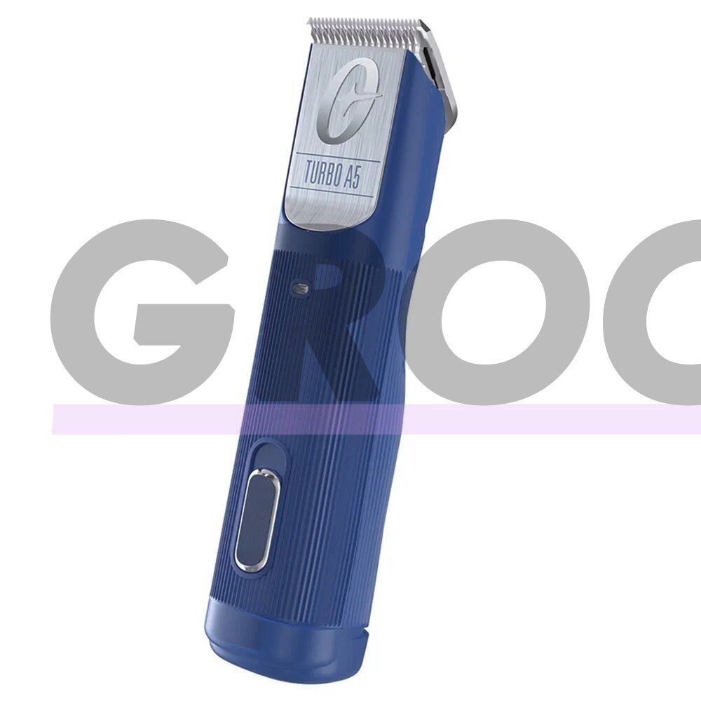 Oster Cordless Turbo A5 – belaidė kirpimo mašinėlė su galimybe dirbti prijungus laidą + Oster peiliukas Nr. 10 + papildomas akumuliatorius. 1
