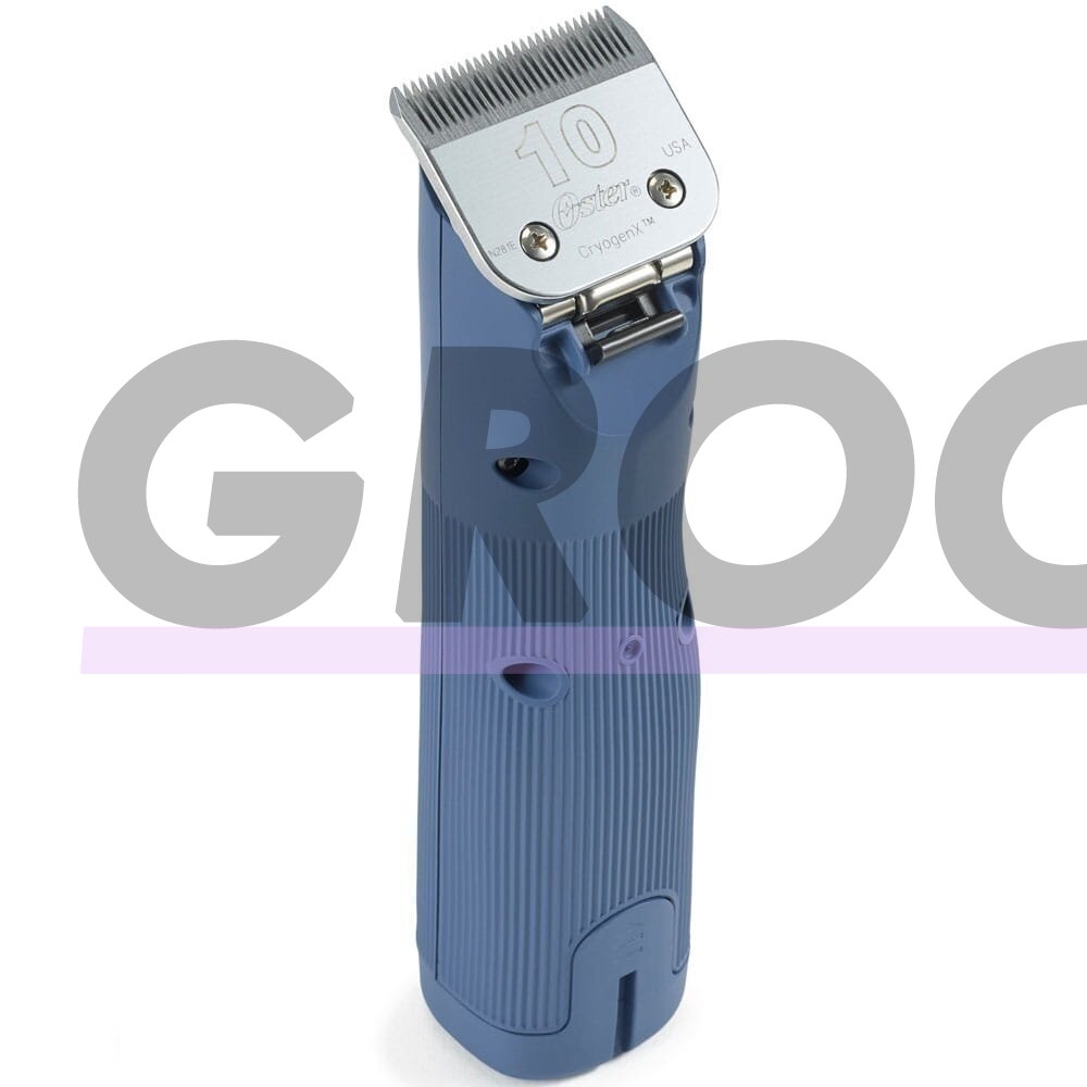 Oster Cordless Turbo A5 – belaidė kirpimo mašinėlė su galimybe dirbti prijungus laidą + Oster peiliukas Nr. 10 + papildomas akumuliatorius. 4