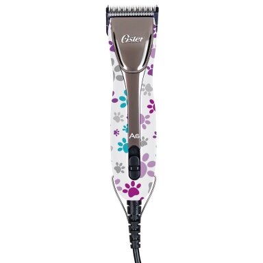 Oster A6 Slim 3-Speed Clipper Paw Print kirpimo mašinėlė Oster A6 Slim 3-Speed Clipper Paw Print kirpimo mašinėlė