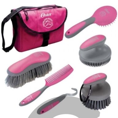 "Oster Equine Care Series Collection" - žirgų priežiūros rinkinys, rožinės spalvos