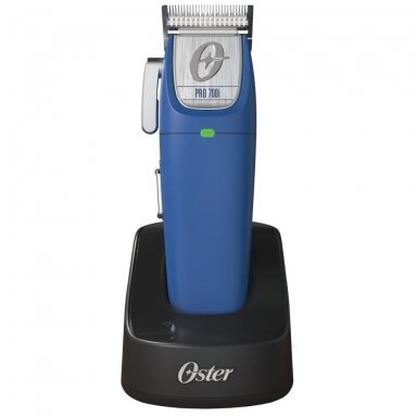 Oster Pro 700i Cordless Clipper - profesionali, vieno greičio kirpimo mašinėlė, akumuliatorinė Oster Pro 700i Cordless Clipper - profesionali, vieno greičio kirpimo mašinėlė, akumuliatorinė