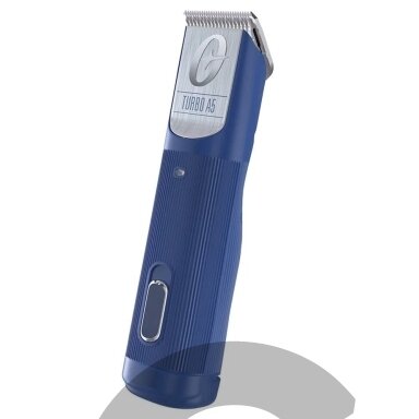 "Oster Turbo A5 Cordless" - profesionali akumuliatorinė mašinėlė su bešepetėliniu varikliu "Oster Turbo A5 Cordless" - profesionali akumuliatorinė mašinėlė su bešepetėliniu varikliu