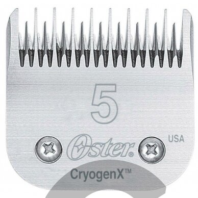 "Oster Cryogen-X No. 5" - 6,3 mm galvutė garbanotiems plaukams "Oster Cryogen-X No. 5" - 6,3 mm galvutė garbanotiems plaukams