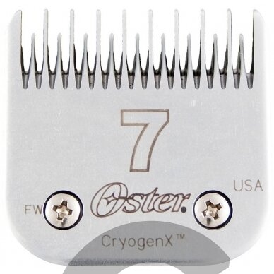 Oster Cryogen-X nr 7 - ostrze 3,2mm galvutė garbanotiems plaukams
