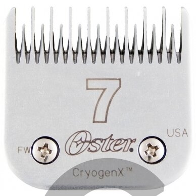 Oster Cryogen-X nr 7 - ostrze 3,2mm galvutė garbanotiems plaukams Oster Cryogen-X nr 7 - ostrze 3,2mm galvutė garbanotiems plaukams