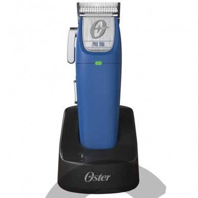 Oster Pro 700i Cordless Clipper - profesionali, vieno greičio kirpimo mašinėlė, akumuliatorinė Oster Pro 700i Cordless Clipper - profesionali, vieno greičio kirpimo mašinėlė, akumuliatorinė