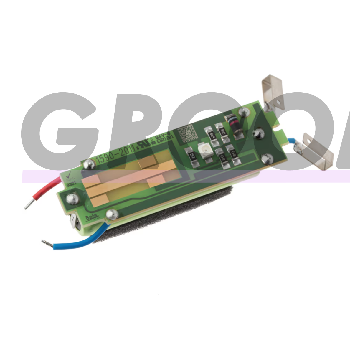 PCB elektronikos plokštė su akumuliatoriumi „Moser / Wahl Super Trim“ kirpimo mašinėlėms. 2