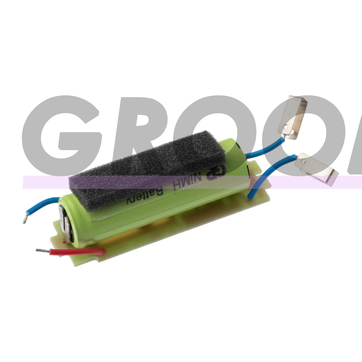 PCB elektronikos plokštė su akumuliatoriumi „Moser / Wahl Super Trim“ kirpimo mašinėlėms.
