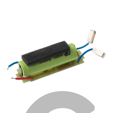 PCB elektronikos plokštė su akumuliatoriumi „Moser / Wahl Super Trim“ kirpimo mašinėlėms.