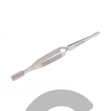 "Mars" nerūdijančio plieno pincetas - erkėms šalinti 16 cm "Mars" nerūdijančio plieno pincetas - erkėms šalinti 16 cm