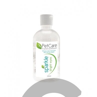 Pet Care Sparkle Bright Eyes 250ml - priemonė pašalinanti pakitusią spalvą aplink akis Pet Care Sparkle Bright Eyes 250ml - priemonė pašalinanti pakitusią spalvą aplink akis