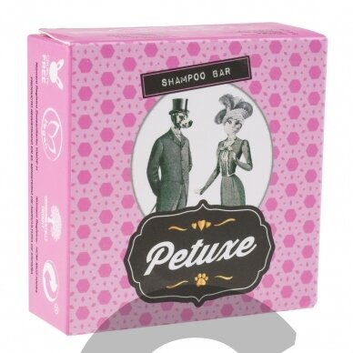 "Petuxe Shampoo Bar" 50g - labai veiksmingas šampūnas visų tipų kailiui