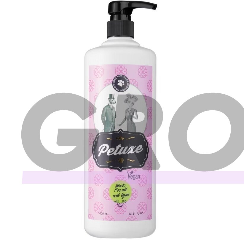 Petuxe Mask For All Types Coat - - Giliai maitinanti ir drėkinanti kaukė visų tipų plaukams, skirta šunims ir katėms - Tūris: 1L Petuxe Mask For All Types Coat - - Giliai maitinanti ir drėkinanti kaukė visų tipų plaukams, skirta šunims ir katėms - Tūris: 1L