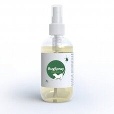 Pokusa GreenLine Bug Spray- purškalas nuo erkių, uodų ir musių, kurio pagrindą sudaro natūralūs eteriniai aliejai - talpa: 150 ml