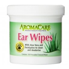 PPP Ear Wipes AromaCare 100 - patogūs ausų valymo servetėlės 100vnt.