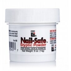 PPP Nail Safe Styptic Powder - milteliai kraujavimui stabdyti - Talpa: 14g