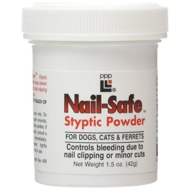 PPP Nail Safe Styptic Powder - milteliai kraujavimui stabdyti - Talpa: 42g