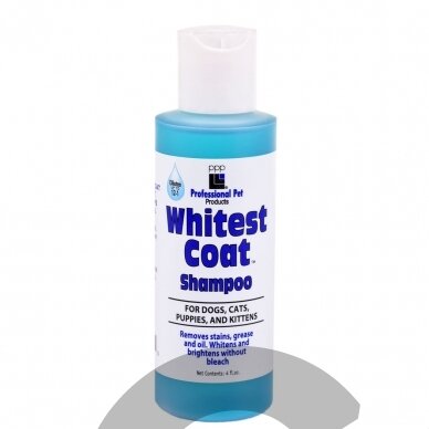 PPP Whitest Coat Shampoo - balinamasis šampūnas, koncentratas 1:12 - 118ml