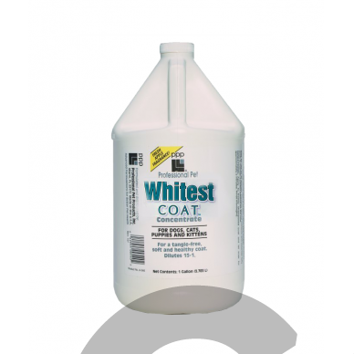 PPP Whitest Coat Shampoo - balinamasis šampūnas šunims ir katėms, koncentratas 1:12 - 3,8L