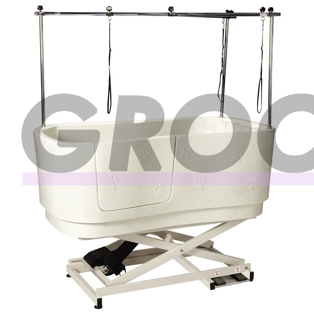 Blovi Electric Dog Bath - большая и надежная ванна для грумера с электрическим подъемником и двухсторонней штангой 9