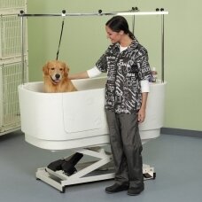 "Blovi" elektrinė vonia šunims - didelė ir tvirta groomerio vonia su elektriniu keltuvu ir dvipuse strėle