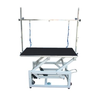 Profesionalus, didelis stalas Magnum 120x65cm su elektriniu keltuvu - spalva: juoda Profesionalus, didelis stalas Magnum 120x65cm su elektriniu keltuvu - spalva: juoda