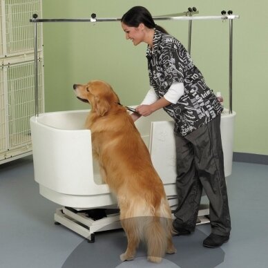 Blovi Electric Dog Bath - большая и надежная ванна для грумера с электрическим подъемником и двухсторонней штангой 5 Blovi Electric Dog Bath - большая и надежная ванна для грумера с электрическим подъемником и двухсторонней штангой 5