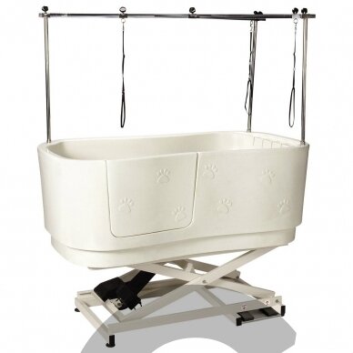 Blovi Electric Dog Bath - большая и надежная ванна для грумера с электрическим подъемником и двухсторонней штангой