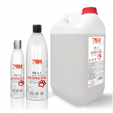 PSH Silk X-2 su biotinu - šampūnas su biotinu ir baltymais ilgaplaukiams ir jautrios odos šunims, koncentratas 1:4
