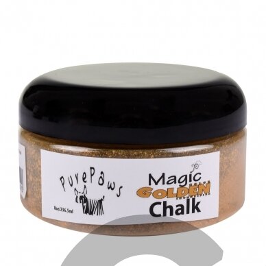 Pure Paws Magic Golden Chalk 236ml - spalvinimo kreida, aukso spalvos Pure Paws Magic Golden Chalk 236ml - spalvinimo kreida, aukso spalvos