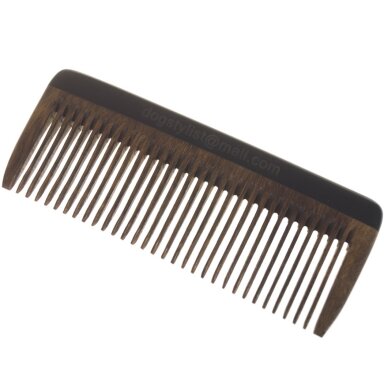 "P&W Dog Stylist" šukos 13 cm - kvepiančios, antistatinės sandalmedžio šukos, platus tarpas tarp dantų