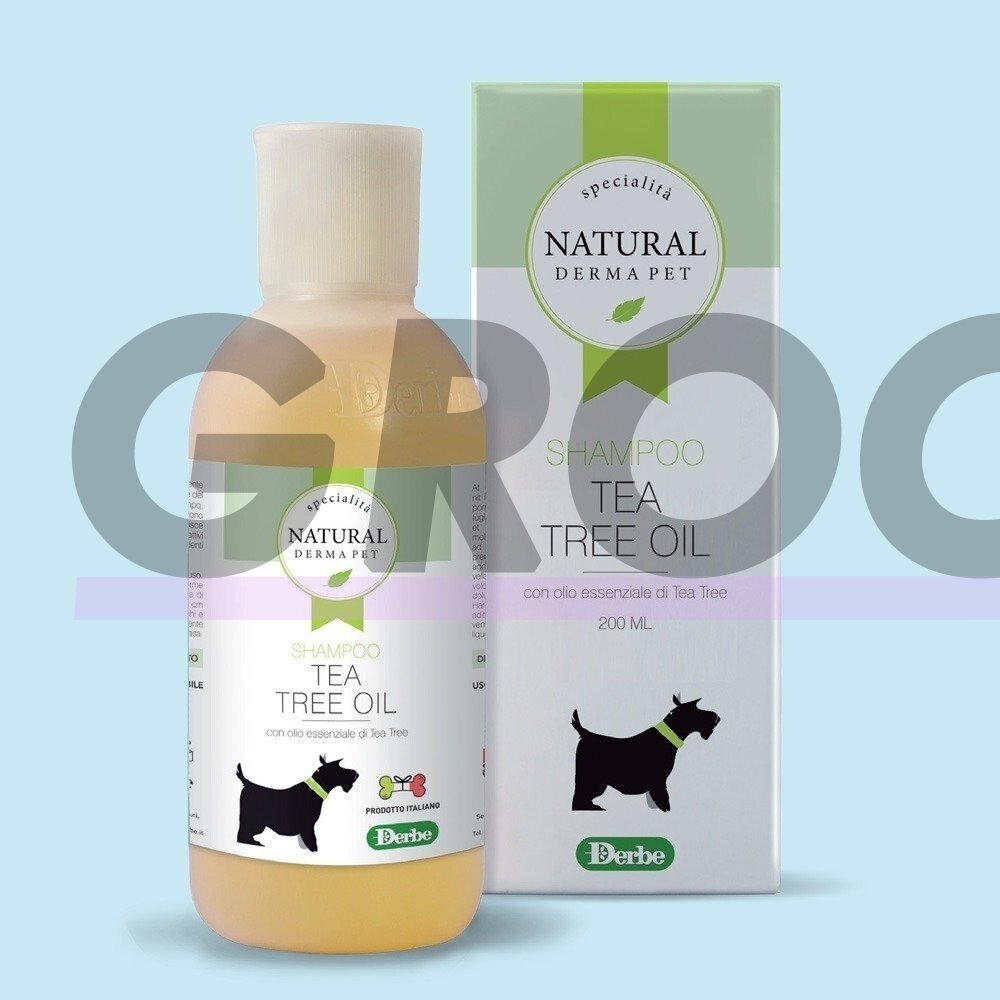 Šampūnas šunims - giliai valantis su arbatmedžio aliejumi - 200ml