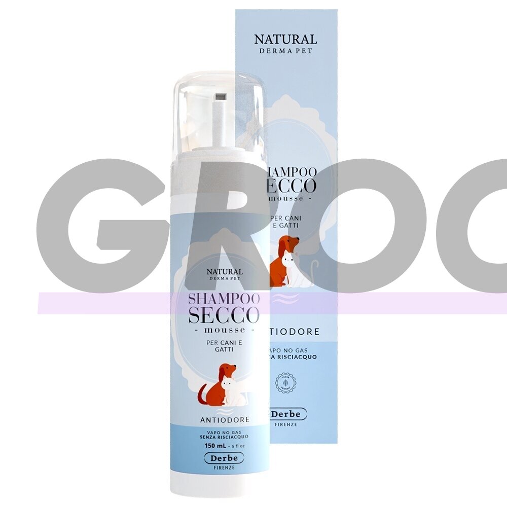 Sausas putų šampūnas šunims ir katėms - kvapus neutralizuojantis - 150ml Sausas putų šampūnas šunims ir katėms - kvapus neutralizuojantis - 150ml
