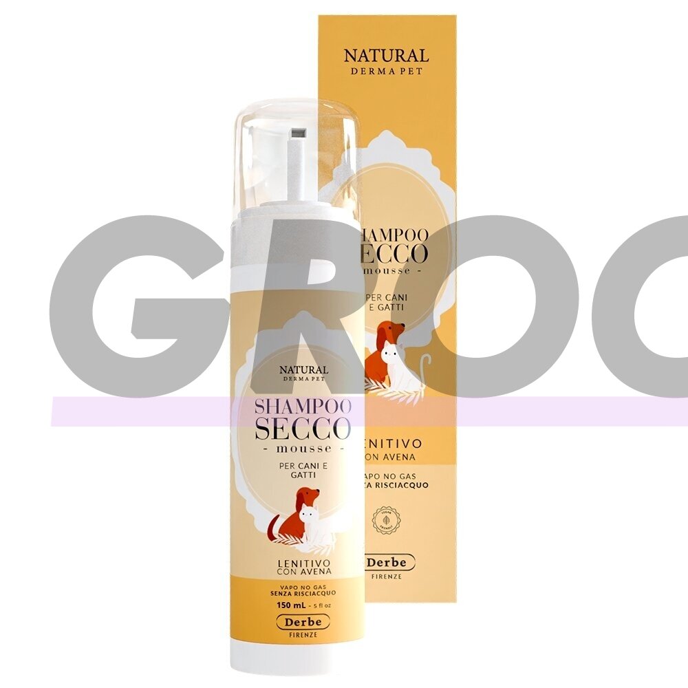 Sausas putų šampūnas šunims - švelnus jautriai odai, nereikia skalauti - 150ml Sausas putų šampūnas šunims - švelnus jautriai odai, nereikia skalauti - 150ml