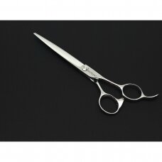 SAMURO  Professional Straight Matt Convex Blade scissors 7 - Profesionalios tiesios matinės žirklės gyvūnams