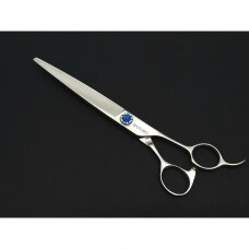 SAMURO  Professional Straight Matt Wider Blade scissors 8 - Profesionalios tiesios matinės žirklės gyvūnams platesne geležte