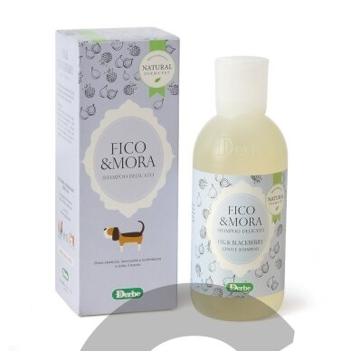 Šampūnas šunims maitinantis su figomis ir laukinėmis gervuogėmis - minkština ir puoselėja kailį - 200ml Šampūnas šunims maitinantis su figomis ir laukinėmis gervuogėmis - minkština ir puoselėja kailį - 200ml