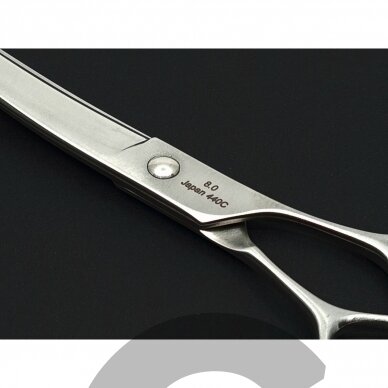 SAMURO Professional Curved Down scissors  - Profesionalios lenktos,  /  žirklės gyvūnams 3