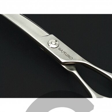 SAMURO Professional Curved Down scissors  - Profesionalios lenktos,  /  žirklės gyvūnams 4