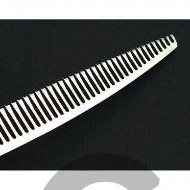 SAMURO Professional thinning 35T scissors straight  8 - Filiravimo žirklės gyvūnams 8, 35 dantukai 8