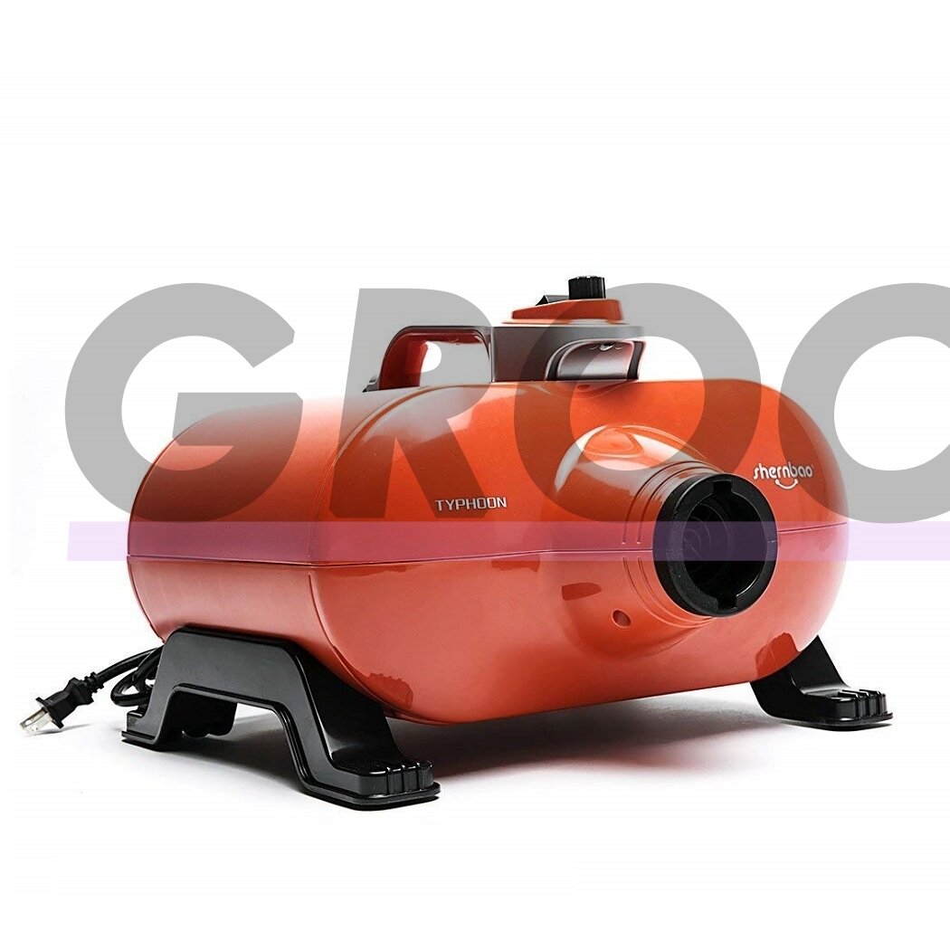 Shernbao Typhoon - labai galingas dviejų variklių stalo džiovintuvas, 3000 W, 150 l/s, 2