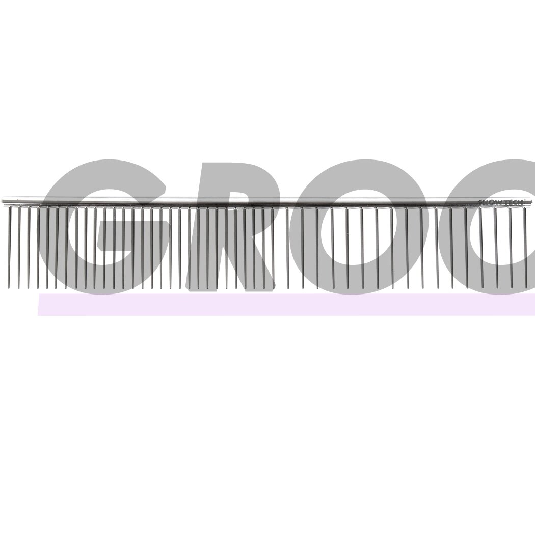 Show Tech Combi-Comb - metalowy grzebień z mieszanym rozstawem ząbków - Długość: 28cm