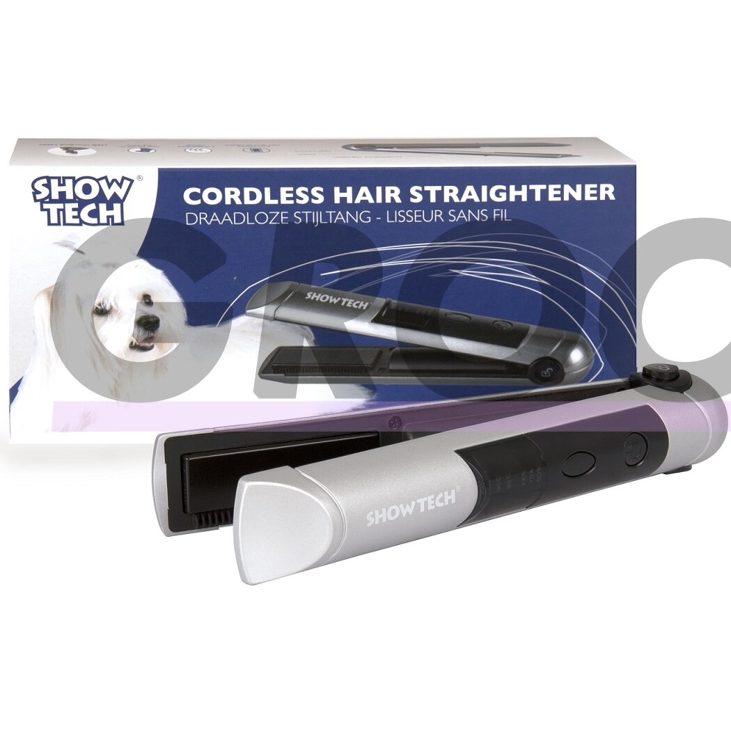 Show Tech Cordless Hair Straightener - profesionalus, belaidis mini tiesintuvas su 3 lygių temperatūros valdymu 3