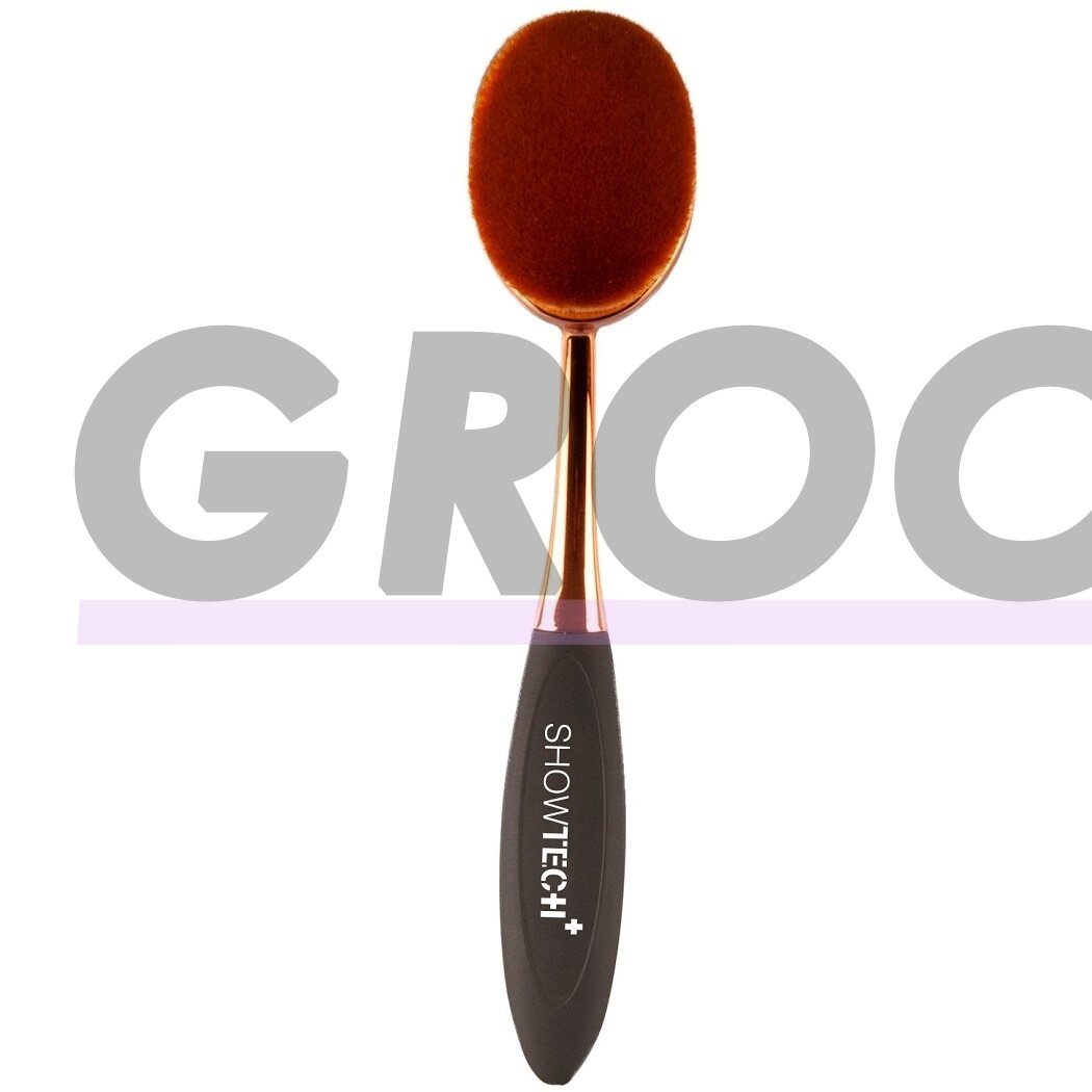 Show Tech+ Magic Powder brush  - elegantiškas ir tikslus šepetėlis su itin minkštais šereliais pudrai tepti - Dydis: didelis