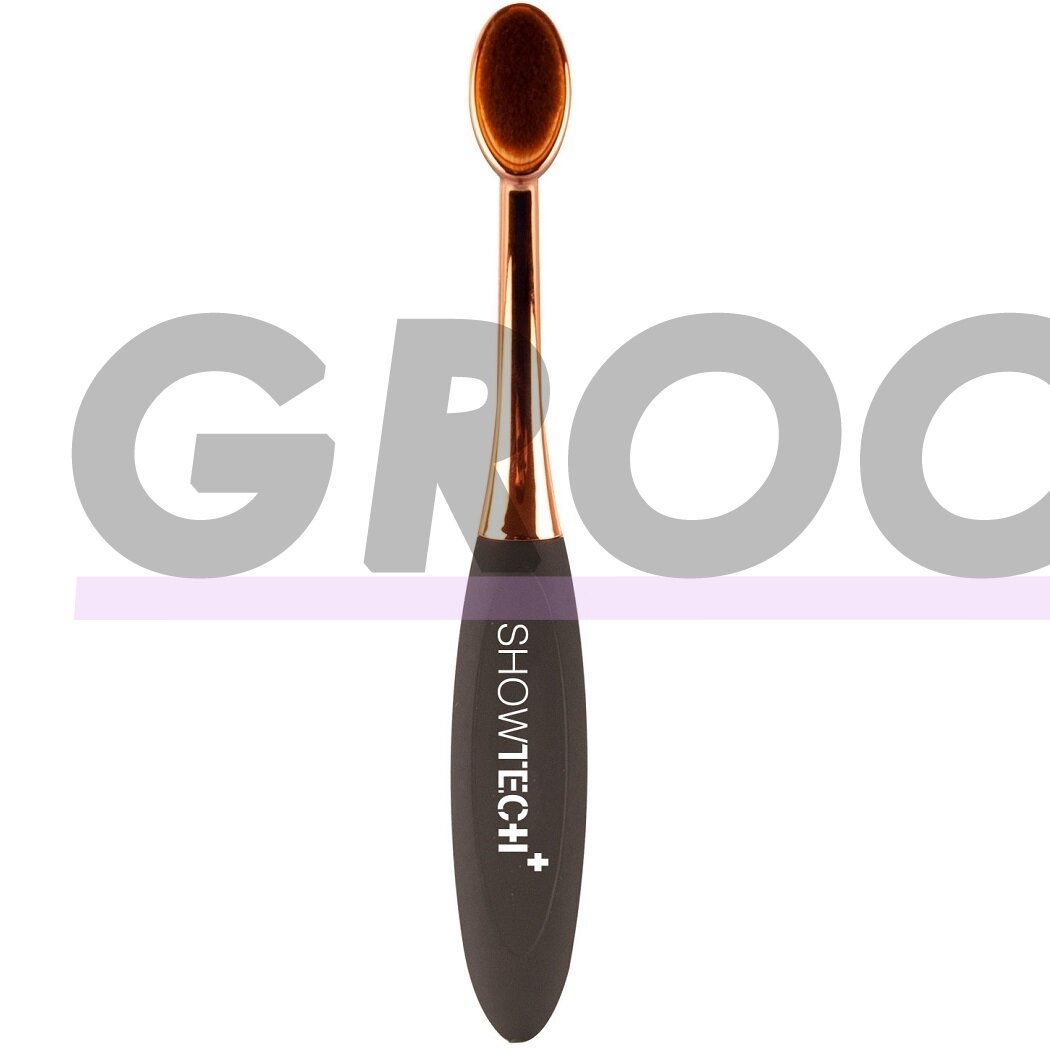 Show Tech+ Magic Powder brush - elegantiškas ir tikslus šepetėlis su itin minkštais šereliais pudrai tepti - Dydis: mažas
