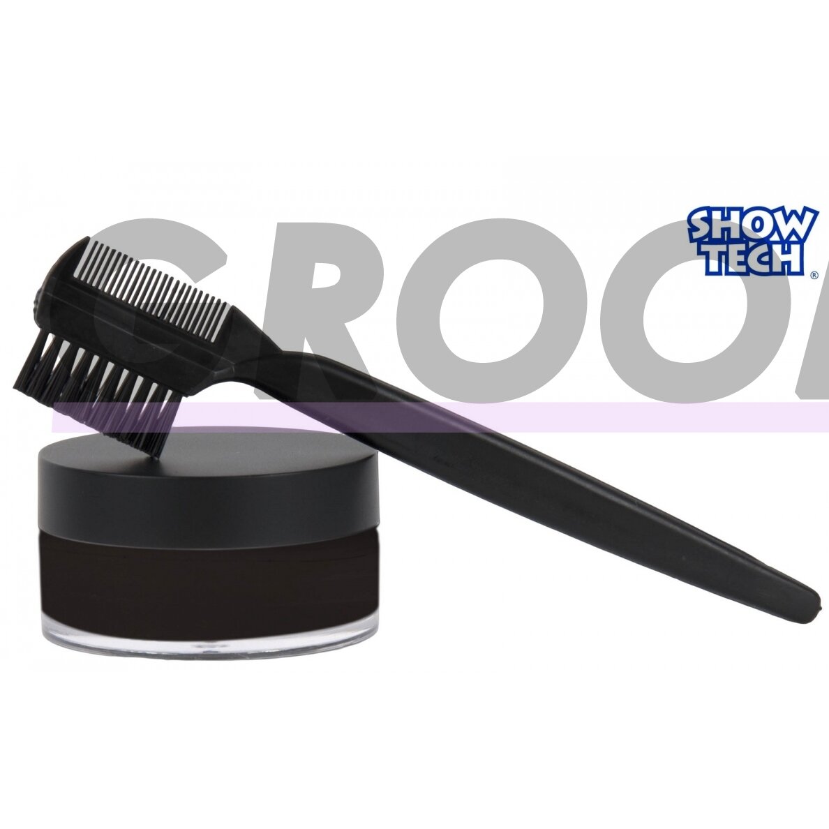 "Show Tech Black Colour Mask" 20 g - kremas naminių gyvūnėlių plaukų dėmėms ir trūkumams maskuoti, juodas "Show Tech Black Colour Mask" 20 g - kremas naminių gyvūnėlių plaukų dėmėms ir trūkumams maskuoti, juodas